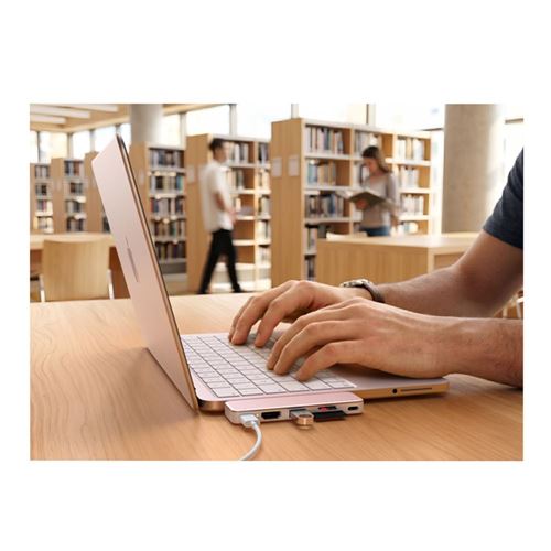 Satechi USB-C SNAP HUB - BLUSH — vista 4