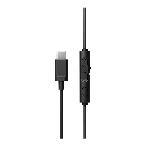 JVC USB-C Wired On-Ear Headphones - Black — vista 4