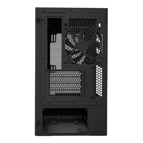 NZXT H3 Flow Tempered Glass microATX Mini Tower Computer Case - Black — vista 4
