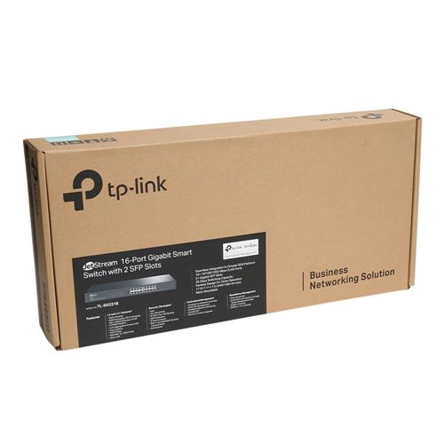 TP-LINK JetStream 16-Port Gigabit Smart Switch with 2 SFP Slots — vista 4