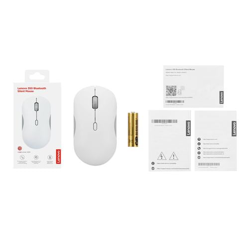 Lenovo 350 Wireless Bluetooth Silent Mouse - Cloud Grey — vista 4