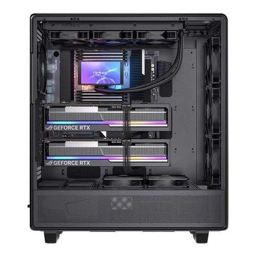 Antec 900 Tempered Glass eATX Full Tower Computer Case - Black — vista 4