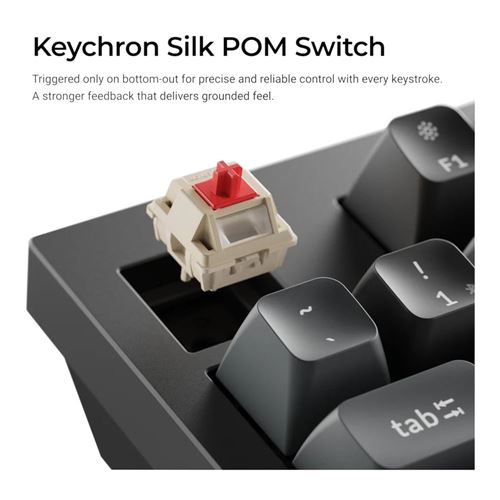 Keychron Q5 Ultra 8K Red Switch Wireless Custom Mechanical Keyboard - White — vista 4