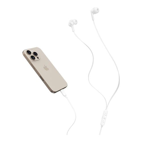 Belkin Active Noise Cancelling USB Type-C Wired Earbuds - White — vista 4