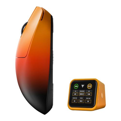 Teevolution Terra PRO 8K Wireless Gaming Mouse - Inferno Orange — vista 4