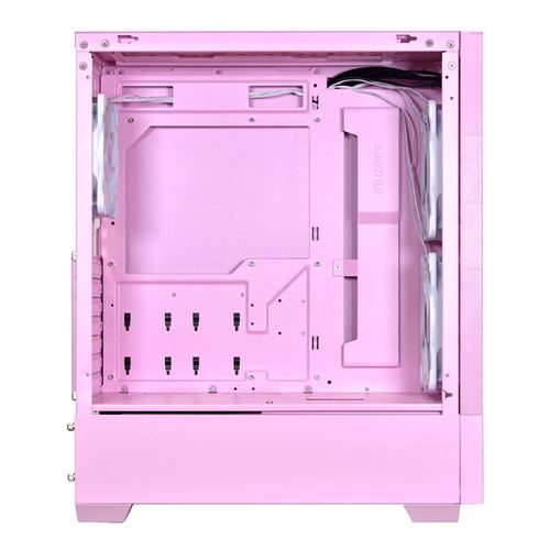 Lian Li Lancool 205 Mesh Type C Tempered Glass ATX Mid-Tower Computer Case - Pink — vista 4