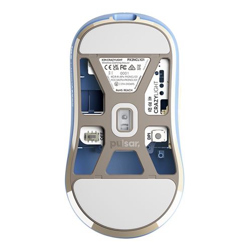 pulsar X2N CrazyLight Mini Wireless Gaming Mouse - Wildscape Ocean — vista 4