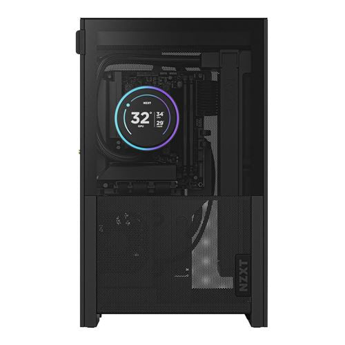 NZXT H2 Flow Mini-ITX Mini Tower Computer Case - Black — vista 4