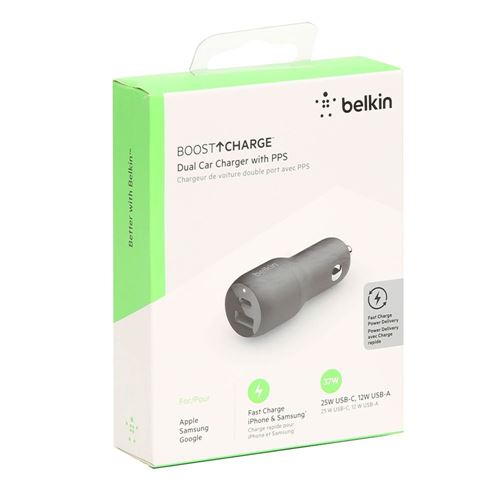 Belkin BoostCharge Dual Car Charger with PPS — vista 4