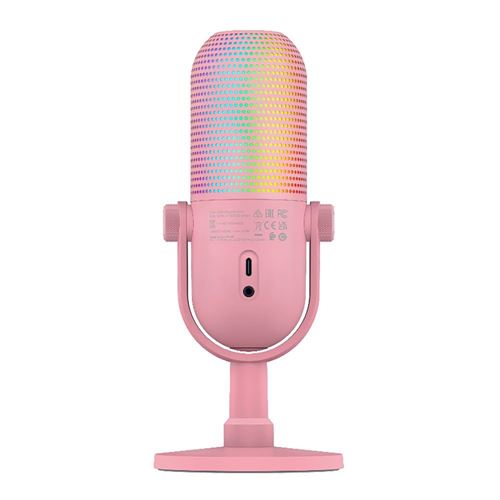 Razer Seiren V3 Chroma RGB USB Condenser Microphone - Quartz Edition — vista 4