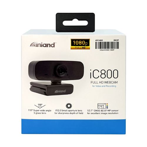 Inland iC800 1080P Webcam with Built-in Microphone — vista 4