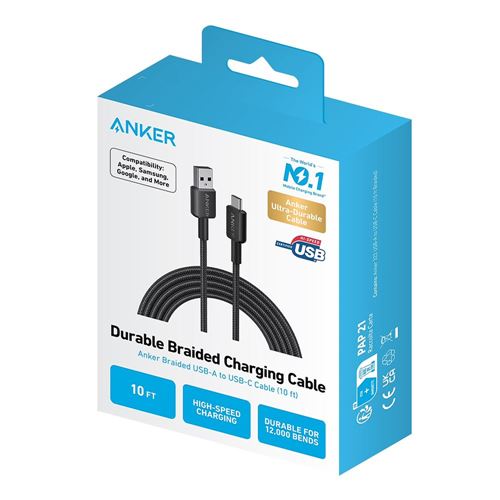 Anker ANKER BRAID USBA-C 10FT — vista 4