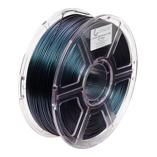 Cookiecad 1.75mm ABS Iridescent Holographic 3D Printer Filament Single Color 1.00 kg (2.2  — vista 4
