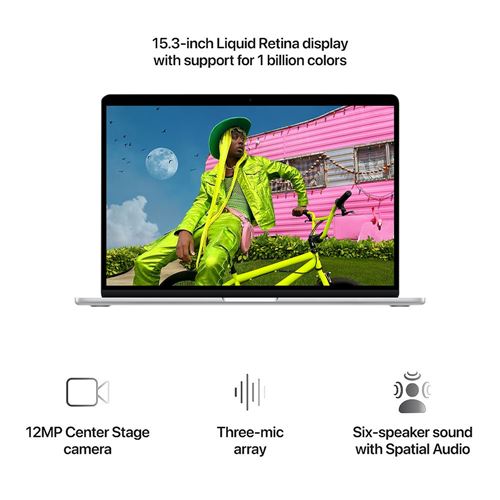 Laptop Apple MacBook Air 15 MDVC4LL/A Pantalla 15.3" Liquid Retina IPS - M5 - 24GB Memoria - 1TB SSD — vista 4