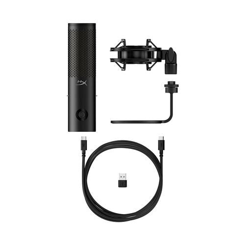 HyperX QuadCast 2 S Wired Multi-Pattern USB Condenser Microphone - Black — vista 4