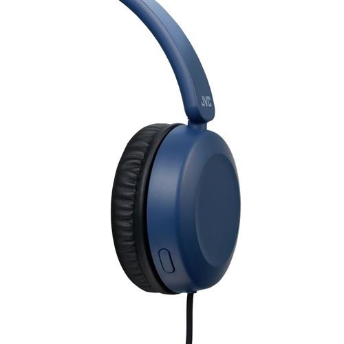 JVC Powerful Sound On Ear Wired Headphones - Blue
 Premium Noise Isolation;  Built-In Micr — vista 4