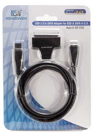 Kingwin 2.5" SATA Hard Drive to USB 3.0 Adapter — vista 4