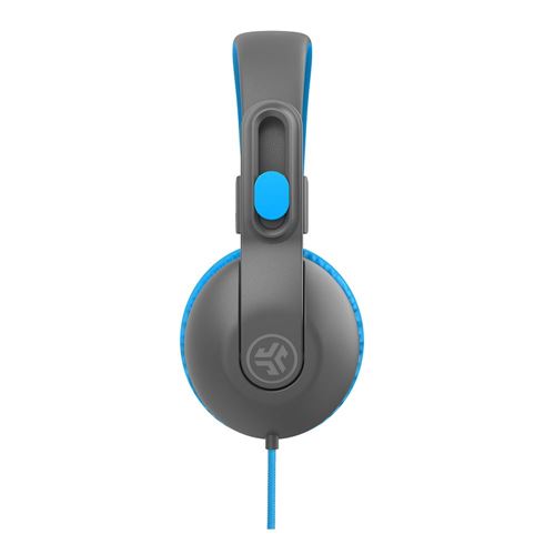 JLab JBuddies Studio 2 On-Ear Kids Wired Headphones - Graphite/Blue — vista 4