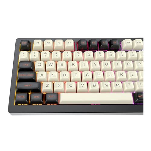 Inland MK MAX Retro 3Mode 75% Mechanical Keyboard - Black/White
 HUANO Populus Yellow Swit — vista 4