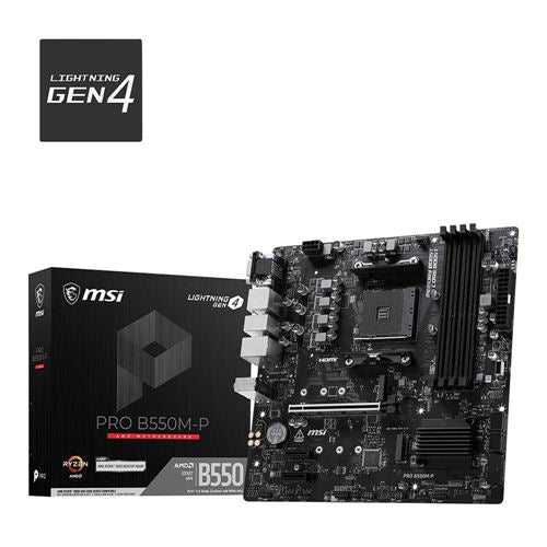 MSI B550M-P PRO AMD AM4 microATX Motherboard — vista 4