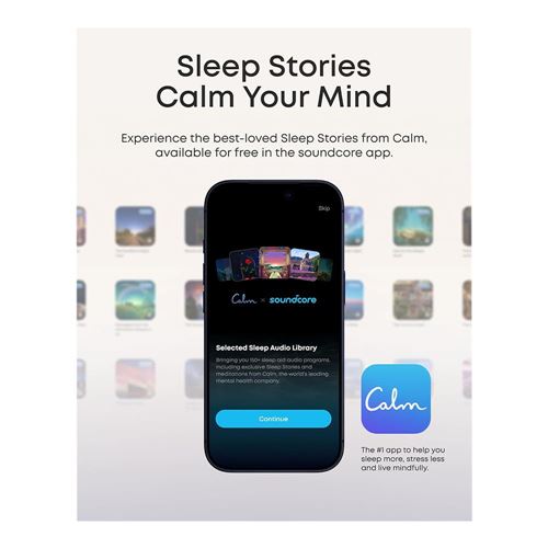 Anker Sleep A30 Active Noise Cancelling True Wireless Bluetooth Earbuds - White — vista 4