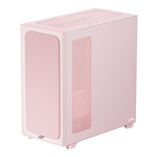 TRYX FLOVA F50 Tempered Glass ATX Mid-Tower Computer Case - Pink — vista 4