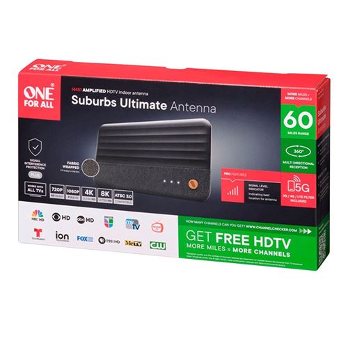 One for All Ultimate Designer Amplified Antenna - Black — vista 4