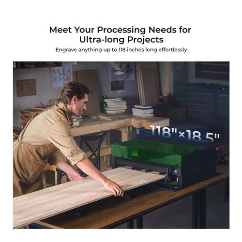 xTool S1 Automatic Conveyor Feeder Basic (39") — vista 4