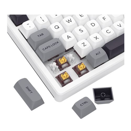Redragon OTIIM MCK729 PRO 80% Wireless Mechanical Gaming Keyboard - White/Gray — vista 4