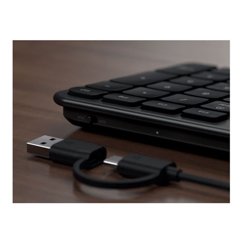 Satechi Slim LX3 Wired Keyboard - Black — vista 4