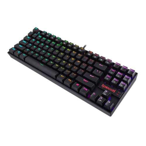 Redragon MCK552 Kumara 75% RGB Mechanical Wired Gaming Keyboard - Black — vista 4