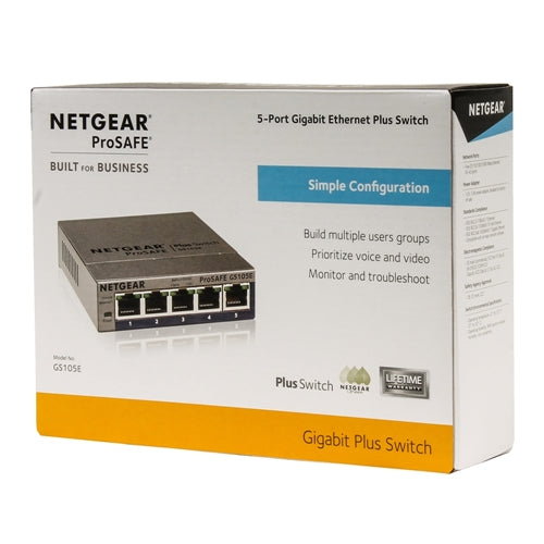 NETGEAR ProSafe Plus GS105E 5-Port Gigabit Ethernet Switch — vista 4