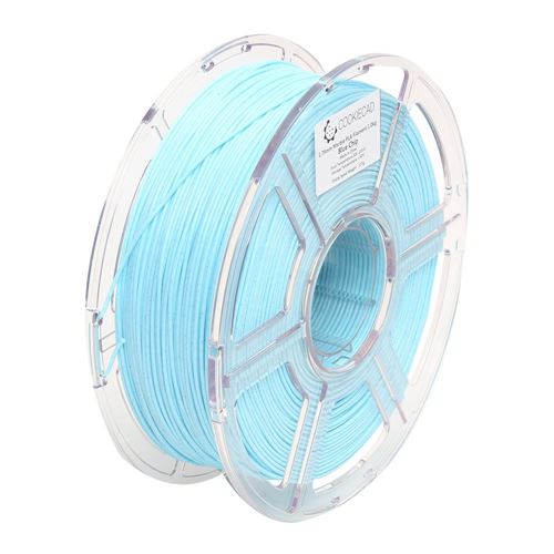 Cookiecad 1.75mm Blue Chip (Pale Blue Marble) PLA 3D Printer Filament - 1kg Spool (2.2 lbs — vista 4