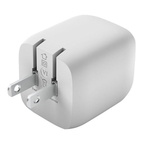 Belkin BoostCharge Pro 45W Dual USB Type-C GaN Wall Charger (White) — vista 4