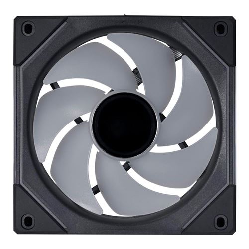 Lian Li UNI FAN SL-INF FLEX 120mm Fluid Dynamic Case Fan - Black (3 Pack) — vista 4