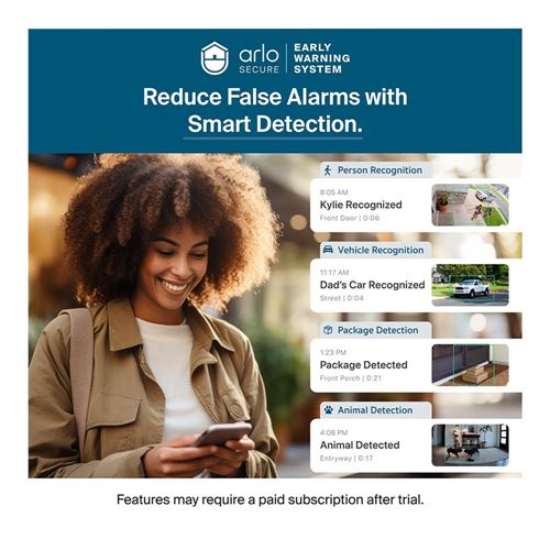 Arlo Pro 6 Security Camera - White (Two Pack) — vista 4