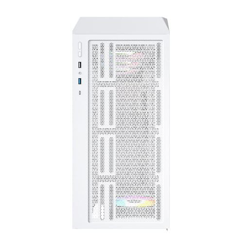 Montech X5 Tempered Glass ATX Mid-Tower Computer Case - White — vista 4