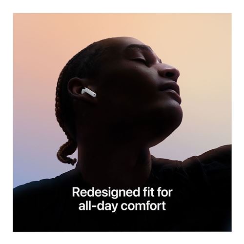Audífonos Apple AirPods 4 MXP93LL/A True Wireless - Cancelación Activa de Ruido - Bluetooth - IP54 - — vista 4