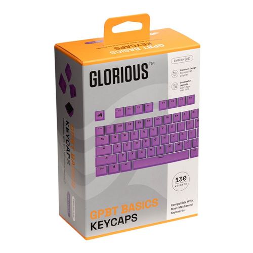 Glorious GPBT Basics Keycaps - Epic Purple — vista 4