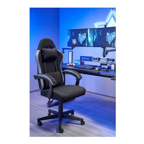 LUMIVIDA Ergonomic Gaming Chair with Headrest & Lumbar Support — vista 4