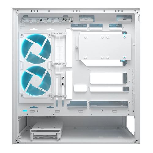 Cougar CFV235 Tempered Glass ATX Mid-Tower Computer Case - White — vista 4