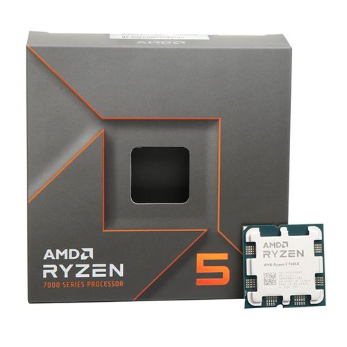 Procesador AMD Ryzen 5 7600X 6 Núcleos 4.7GHz 32MB caché Socket AM5 — empaque del procesador