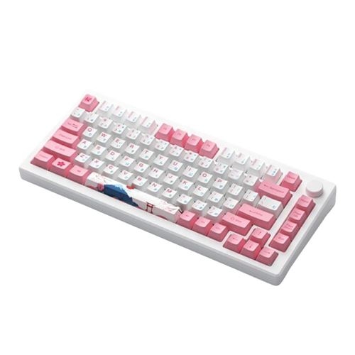 Akko MOD007B PC Tokyo Wireless Keyboard
 Kailh Sakura Pink Magnetic Switch — vista 4