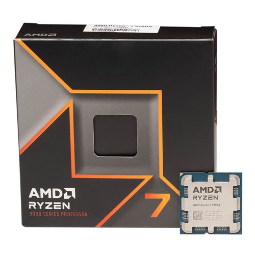 Procesador AMD Ryzen 7 9700X 8 Núcleos 3,80GHz 32MB caché Socket AM5 — empaque del procesador