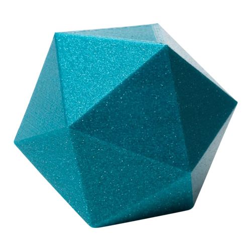 Proto-Pasta 1.75mm Mermaid's Tale Metallic Teal HTPLA 3D Printer Filament - 0.5kg Spool (1 — vista 4