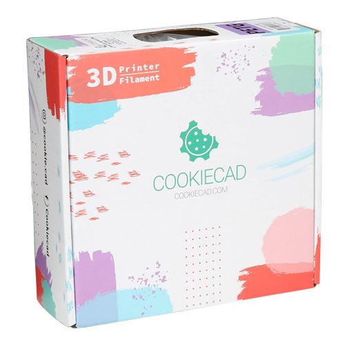 Cookiecad 1.75mm PETG Iridescent 3D Printer Filament Single Color 1.0 kg (2.2 lbs.) Spool  — vista 5