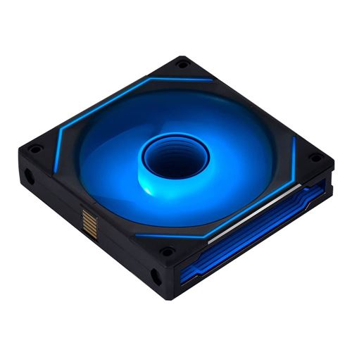 Lian Li UNI FAN SL-INF LCD FLEX 120mm Fluid Dynamic Case Fan - Black — vista 5