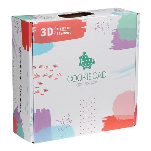 Cookiecad 1.75mm PLA Translucent 3D Printer Filament 1.0 kg (2.2 lbs.) Spool - Star Dust
  — vista 5