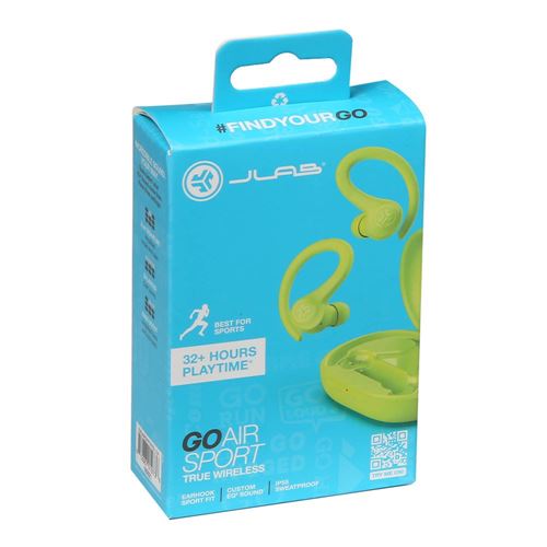 JLab Go Air Sport True Wireless Bluetooth Workout Earbuds - Neon Yellow
 C3 Clear Calling; — vista 5