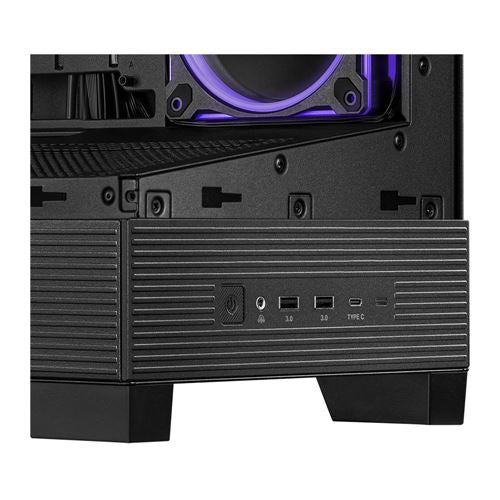 ASUS A31 PLUS Tempered Glass ATX Mid-Tower Computer Case - Black — vista 5